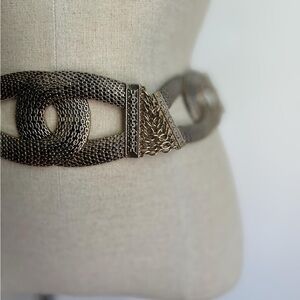 Chico's Metallic Chain Belt